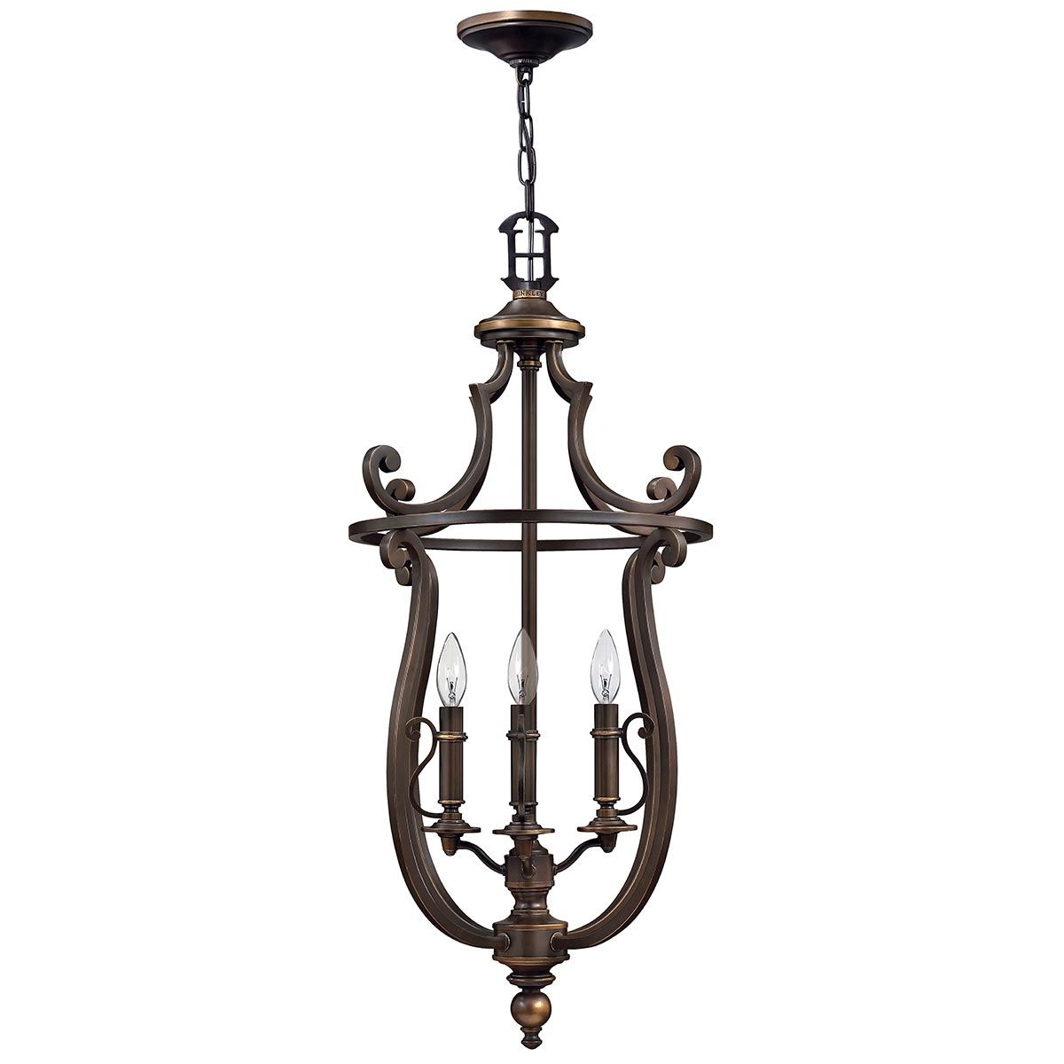 Plymouth 4-Light Chandelier in Hand-Rubbed Olde Bronze