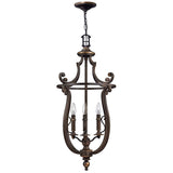 Plymouth 4-Light Chandelier in Hand-Rubbed Olde Bronze