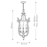 Plymouth 4-Light Chandelier in Hand-Rubbed Olde Bronze