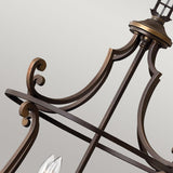 Plymouth 8 Light Chandelier in Hand-Rubbed Olde Bronze