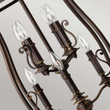 Plymouth 8 Light Chandelier in Hand-Rubbed Olde Bronze