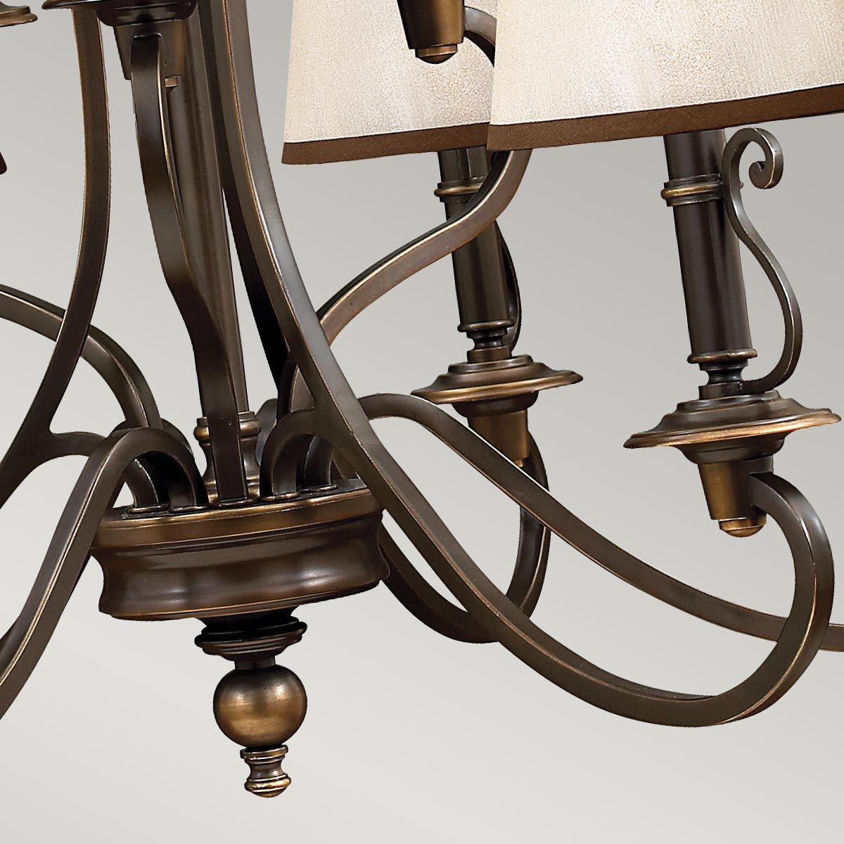 Elegance in Bronze: Plymouth 9-Arm Chandelier