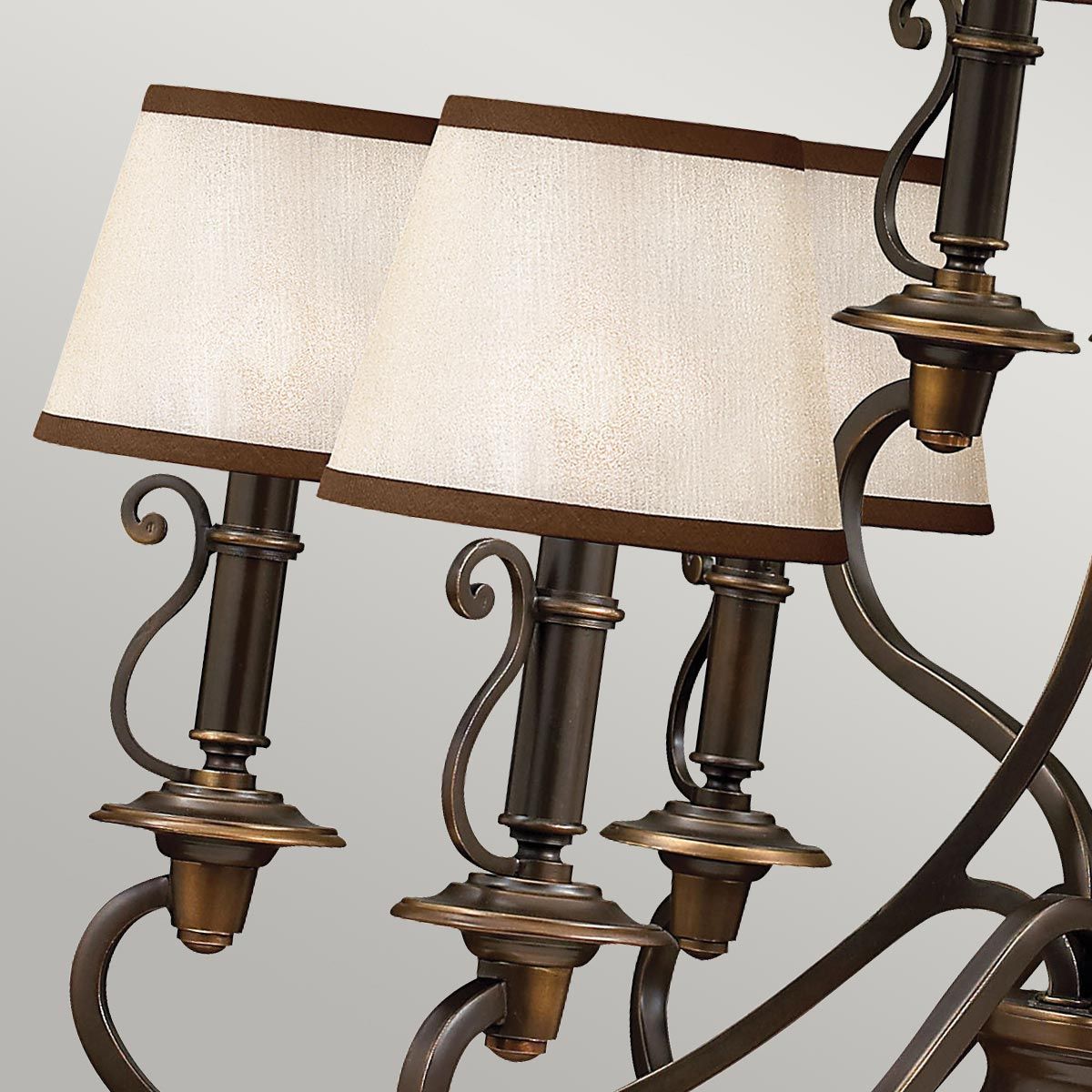 Elegance in Bronze: Plymouth 9-Arm Chandelier