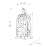 Quincy Vintage Bell-Shaped Wall Lantern