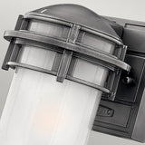 Reef Nautical Wall Lantern in Hematite Finish