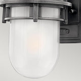 Reef Nautical Wall Lantern in Hematite Finish