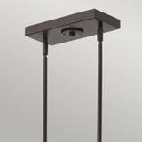 Rigby Island Chandelier in Vintage Buckeye Bronze with Mesh Detail