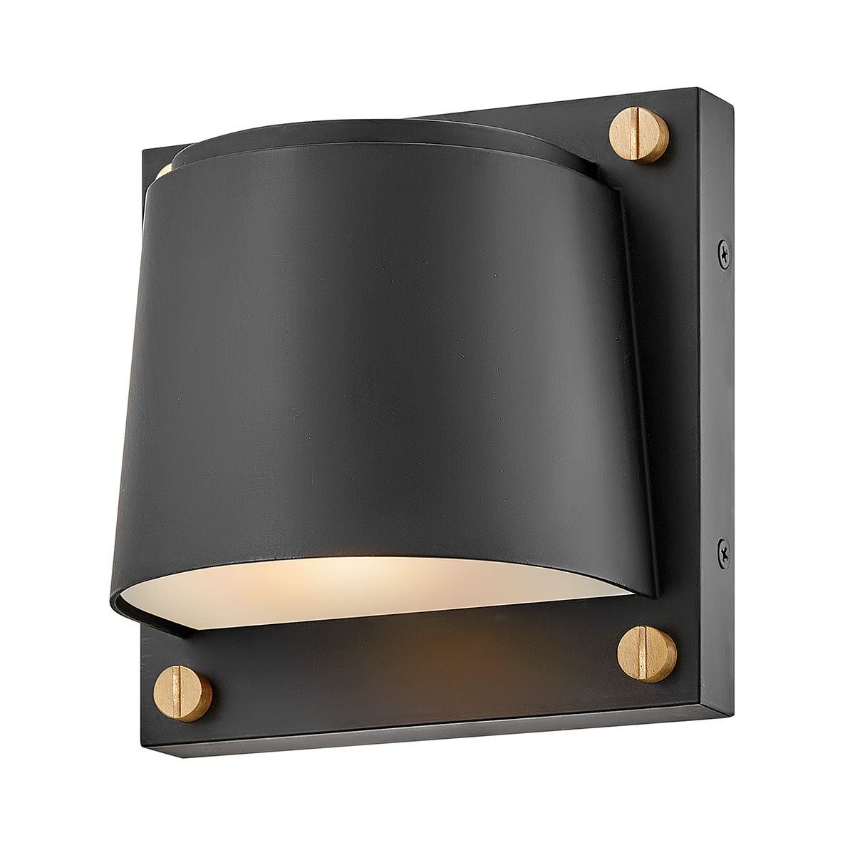 Scout 1lt Small Wall Light Black