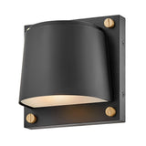 Scout 1lt Small Wall Light Black