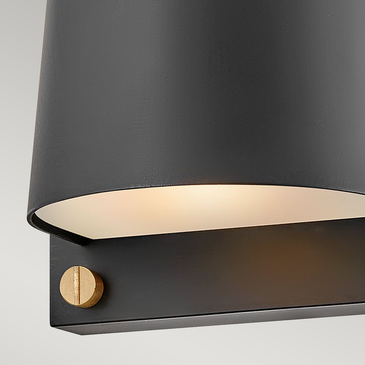 Scout 1lt Small Wall Light Black