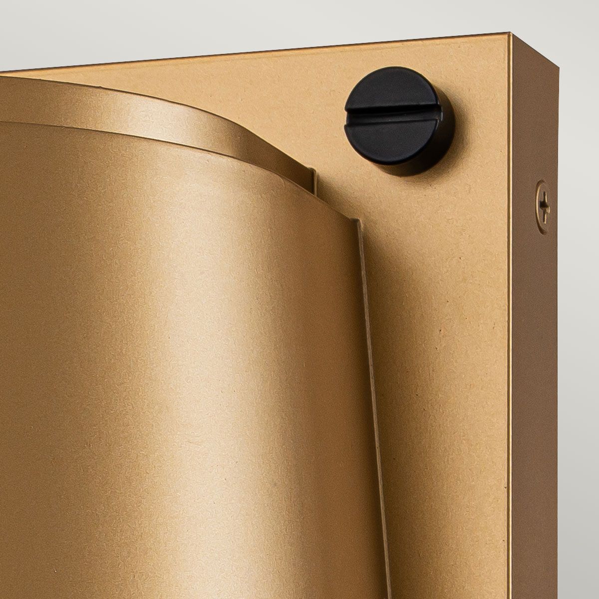 Scout 1lt Small Wall Light Painted Heritage Brass