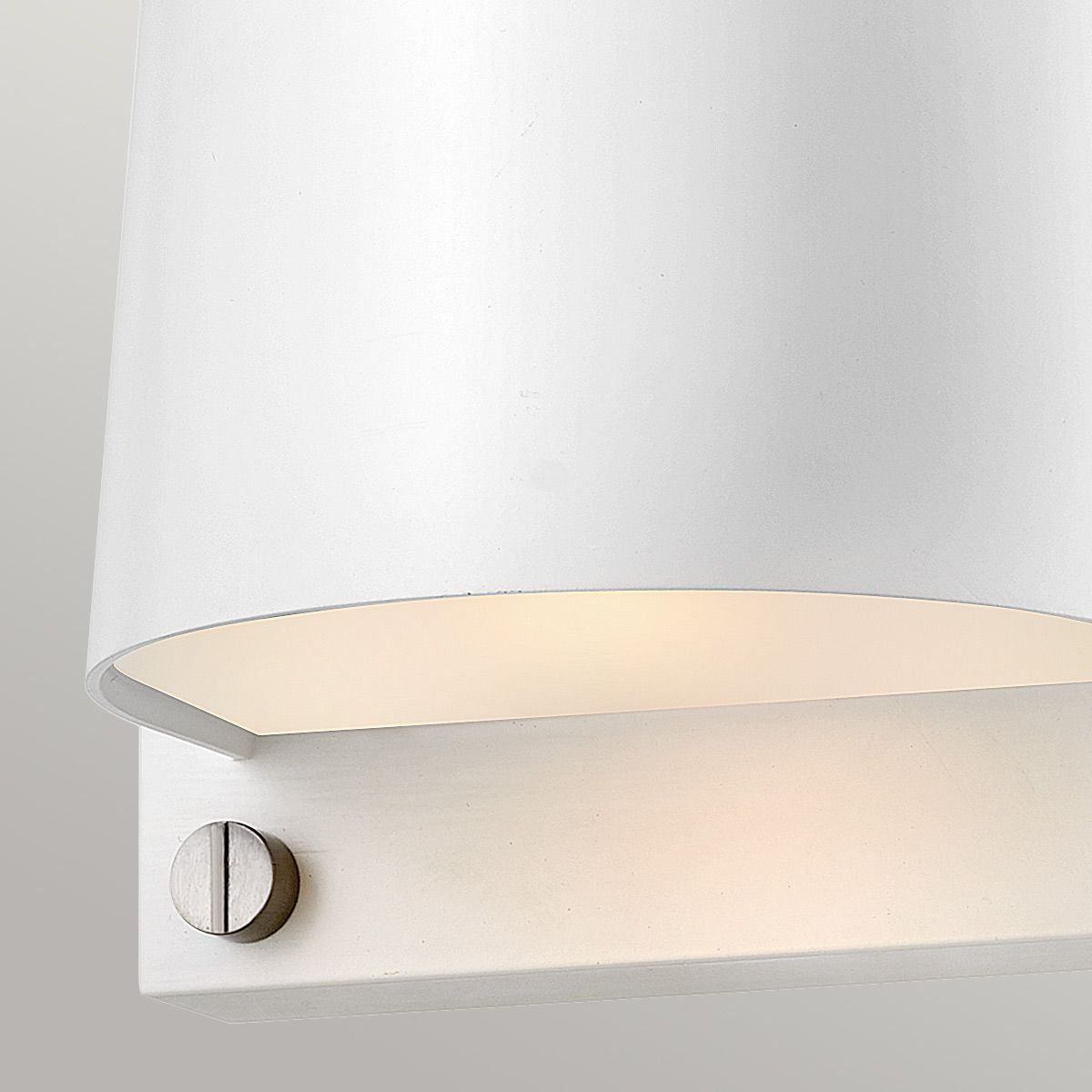 Scout 1lt Small Wall Light Satin White