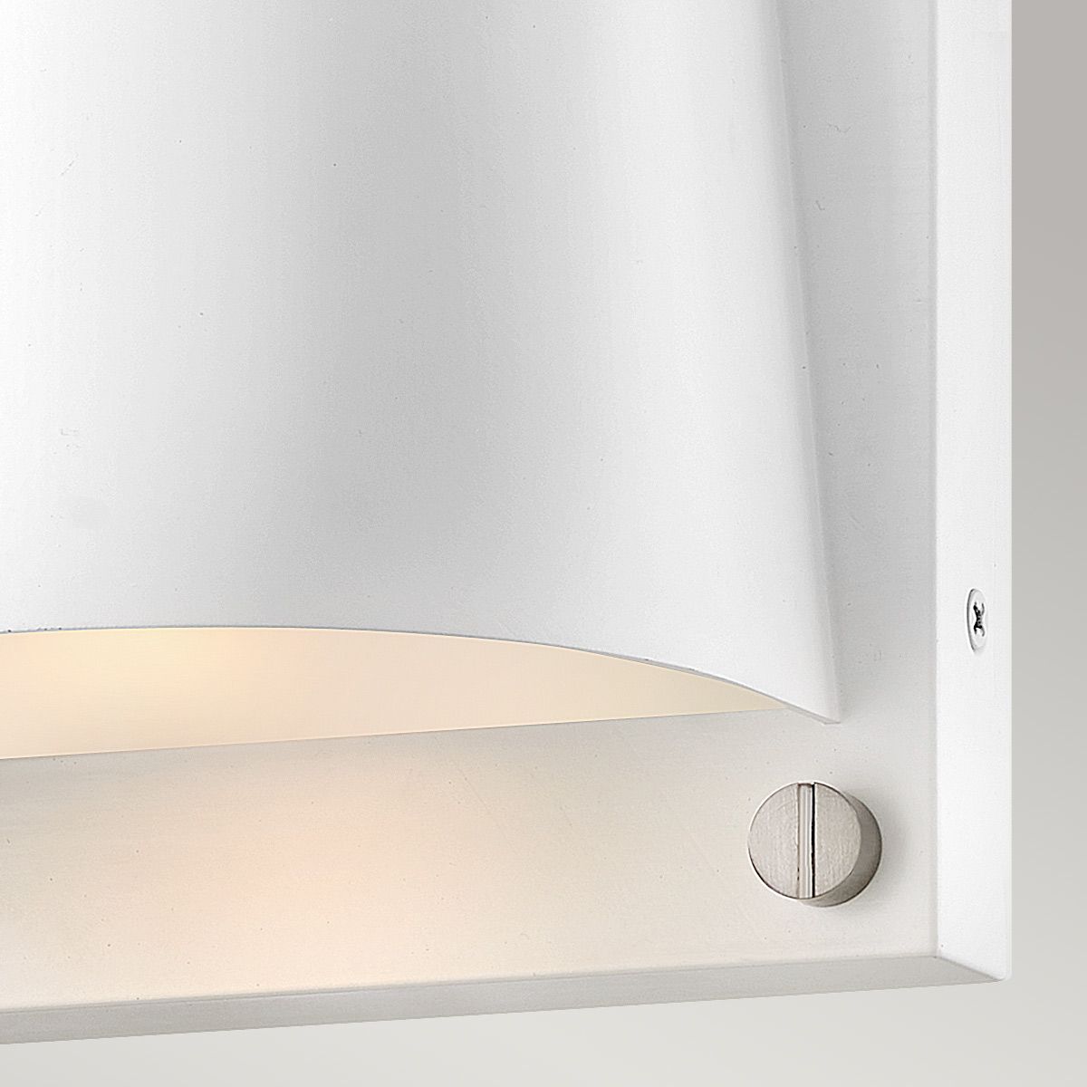 Scout 1lt Small Wall Light Satin White