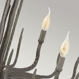 Spyre 6-Light Chandelier in Metallic Matte Bronze Finish