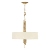Spyre 6 Light Artisanal Pendant - Hand-Hammered Champagne Gold Finish