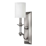 Sophisticated Sussex Brushed Nickel Wall Sconce