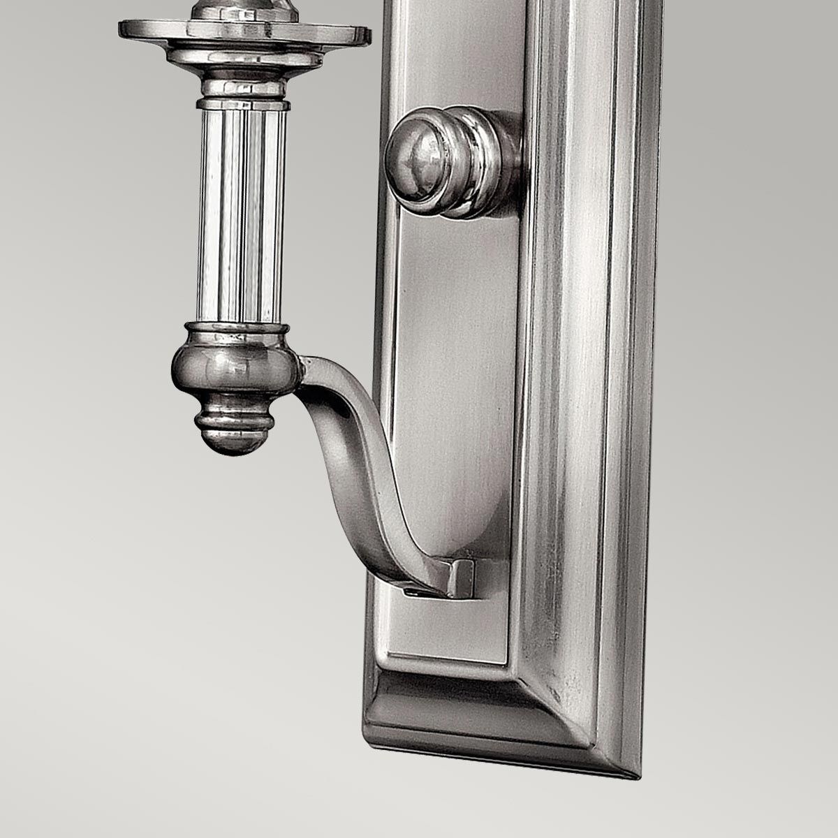 Sophisticated Sussex Brushed Nickel Wall Sconce