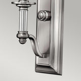 Sophisticated Sussex Brushed Nickel Wall Sconce