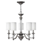 Elegance in Brushed Nickel: Sussex 5-Light Chandelier