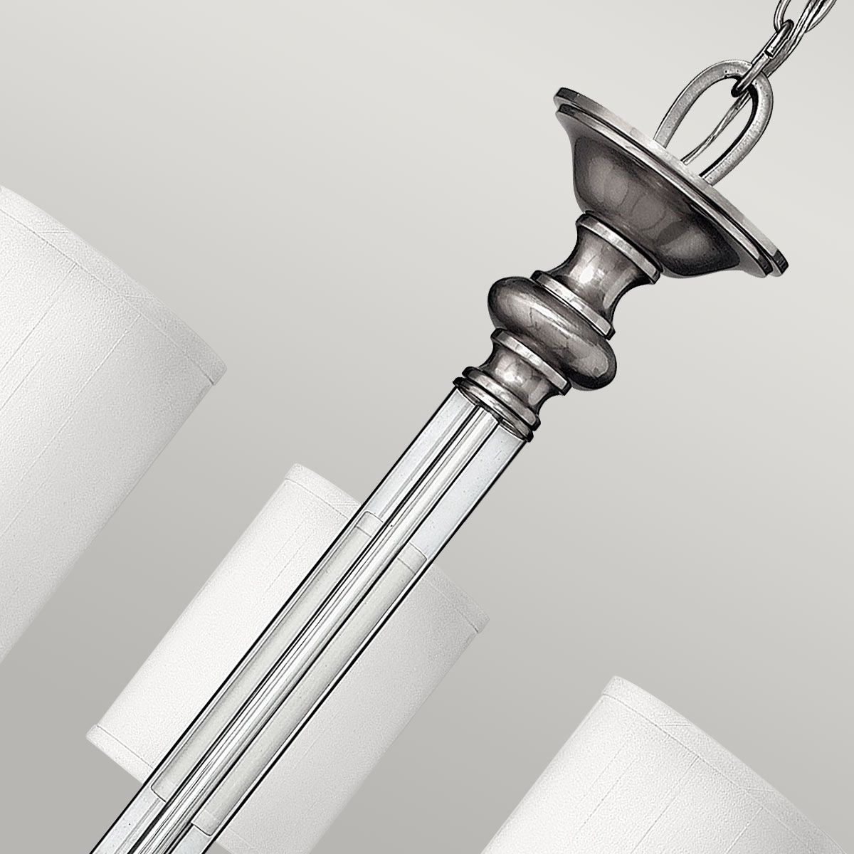 Elegance in Brushed Nickel: Sussex 5-Light Chandelier