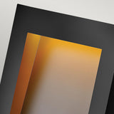 Sleek Black Taper LED Outdoor Wall Light