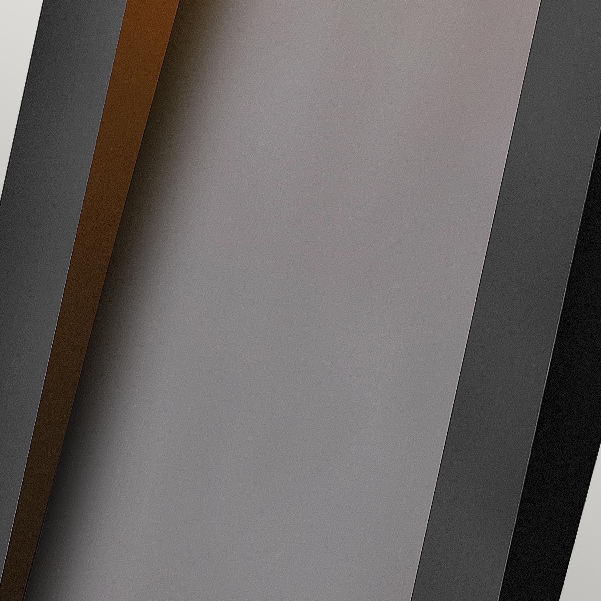 Sleek Black Taper LED Outdoor Wall Light