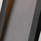 Sleek Black Taper LED Outdoor Wall Light
