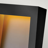 Sleek Black Taper LED Outdoor Wall Light