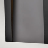 Sleek Black Taper LED Outdoor Wall Light