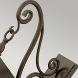 Grand Regency Bronze Trellis Wall Lantern