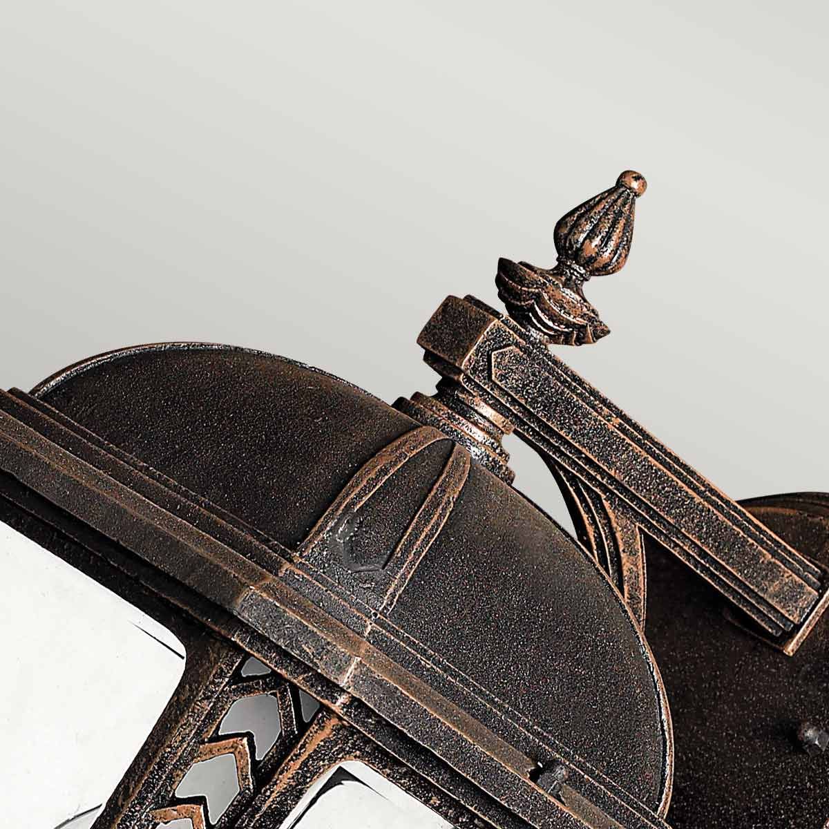 Wabash Dual Light Vintage Lantern in Mocha Finish