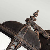 Wabash Dual Light Vintage Lantern in Mocha Finish