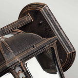 Wabash Dual Light Vintage Lantern in Mocha Finish