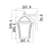 Wabash Dual Light Vintage Lantern in Mocha Finish