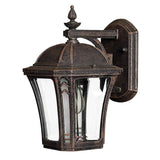 Wabash Vintage-Inspired Mocha Wall Lantern