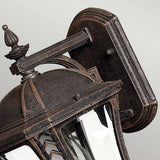 Wabash Vintage-Inspired Mocha Wall Lantern