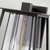 Walker Wall Lantern: Rustic Elegance in Buckeye Bronze and Brass