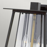 Walker Wall Lantern: Rustic Elegance in Buckeye Bronze and Brass