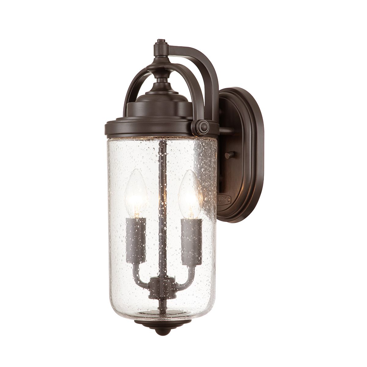 Willoughby Dual-Light Outdoor Lantern in Oil Rubbed Bronze