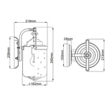 Elegant Willoughby Outdoor Wall Lantern - Oil Rubbed Bronze Finish