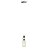 Zelda Retro Glam Mini Pendant in Polished Nickel