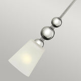 Zelda Retro Glam Mini Pendant in Polished Nickel