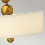 Mid-Century Modern Zelda Pendant Light in Vintage Brass