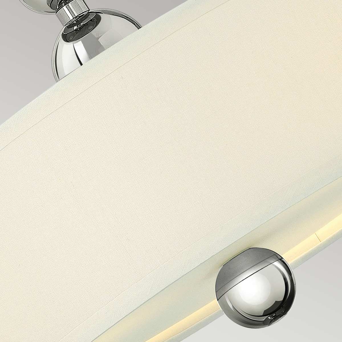 Mid-Century Zelda 3-Light Semi-Flush in Polished Nickel