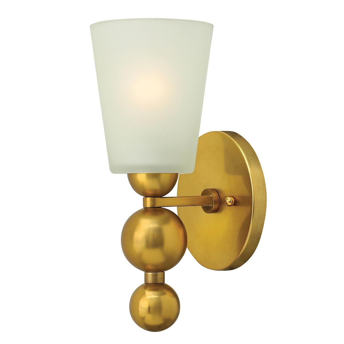 Zelda Mid-Century Vintage Brass Wall Sconce