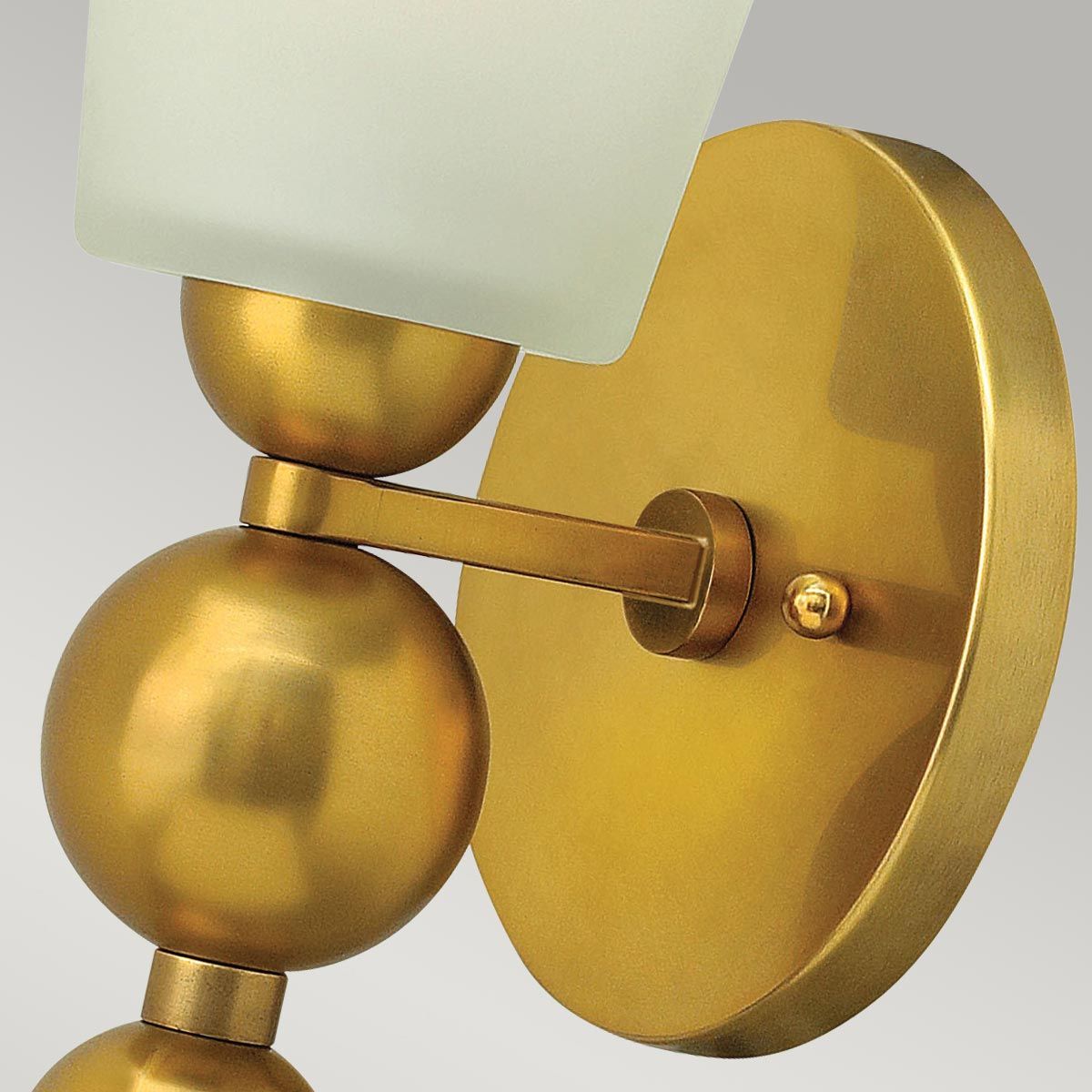 Zelda Mid-Century Vintage Brass Wall Sconce