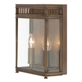 Holborn Medium Dark Bronze Outdoor Flush Lantern