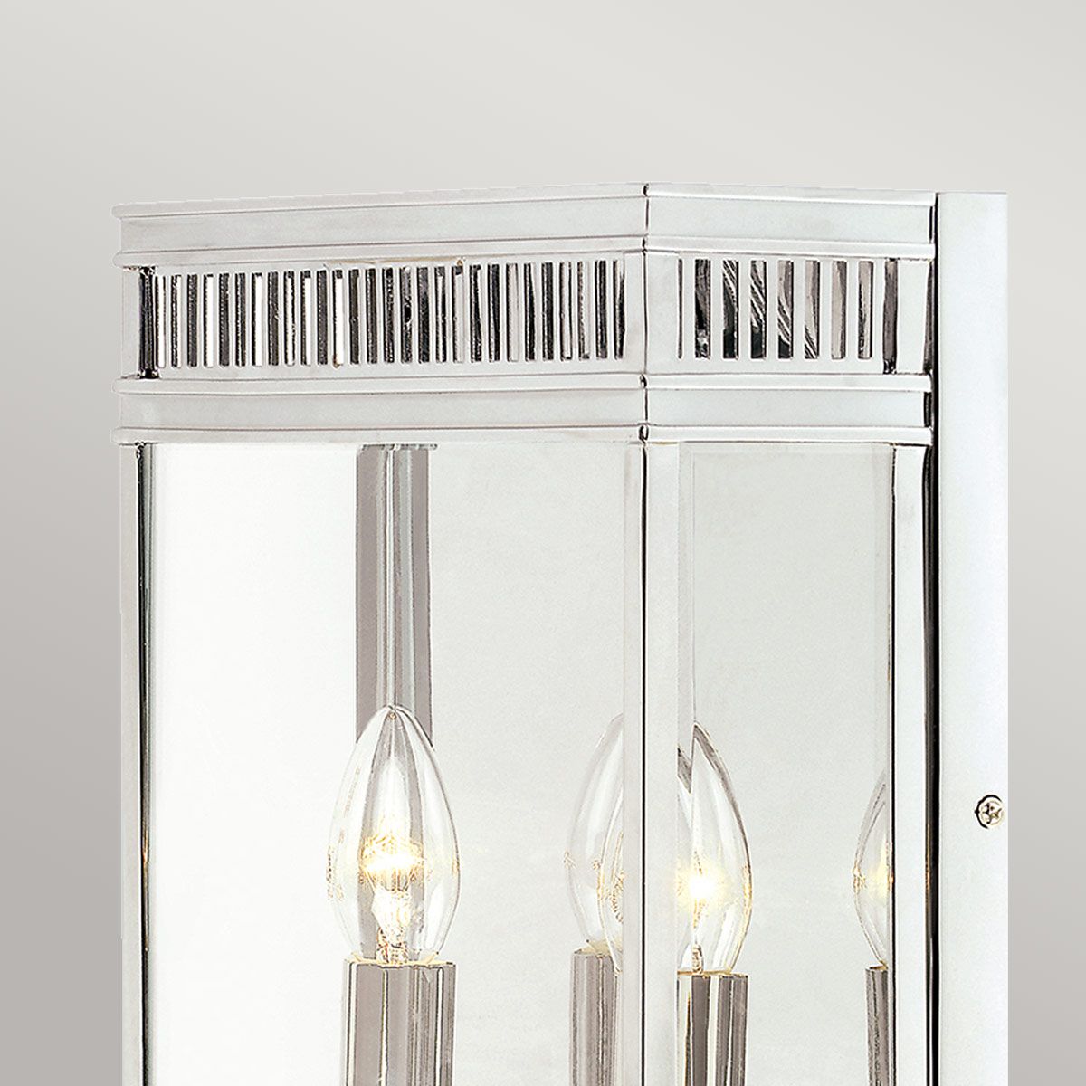 Medium Holborn Chrome Lantern - Classic Georgian Style
