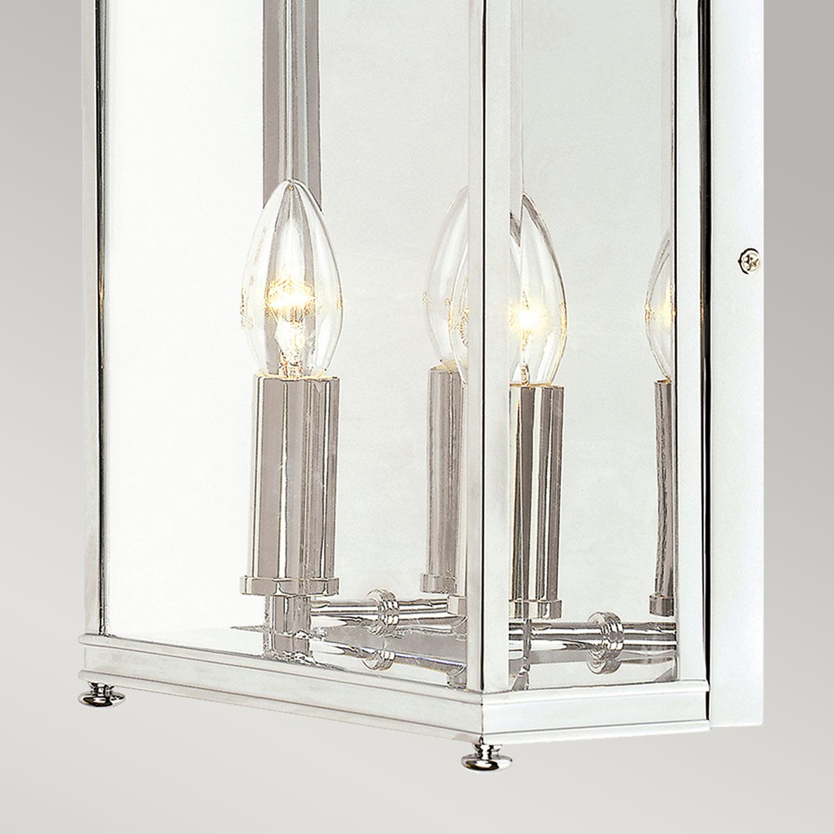 Medium Holborn Chrome Lantern - Classic Georgian Style