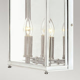 Medium Holborn Chrome Lantern - Classic Georgian Style